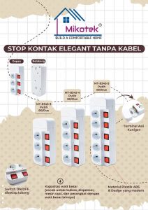 STOP KONTAK 4L SWITCH 8345-4 MIKOTEK