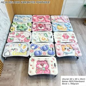 Meja belajar karakter