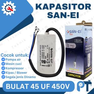 KAPASITOR MESIN AIR 45 UF SANEI