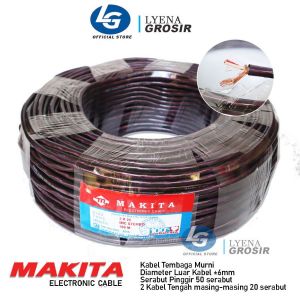 KABEL MIC STEREO MIKITA 2 X 20 METERAN 