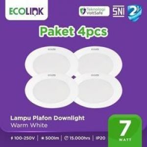 DOWNLIGHT ECOLINK 7W 3 BONUS 1