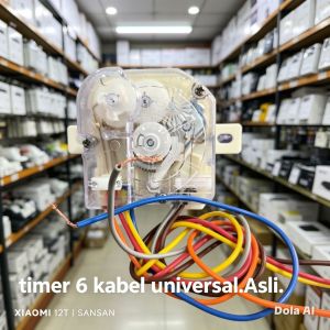 TIMER 6 KABEL PUTIH HARMONY