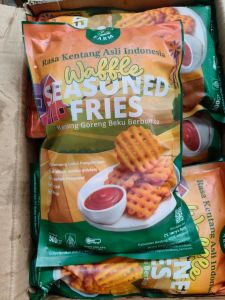 HF Waffle Seasoned Fries 500gr