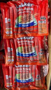 Lekker Sosis Ayam Merah 21s 500 gr