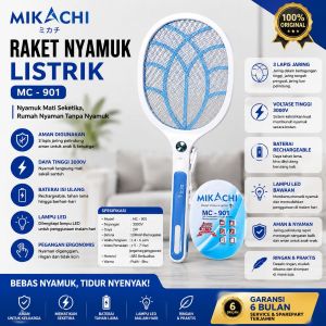RAKET NYAMUK MIKACHI 901