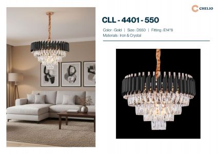 LAMPU CRYSTAL CHELIO 4401 550