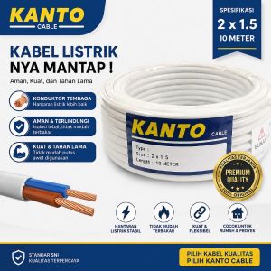 NYM KANTO 2 x 1.5 10 METER