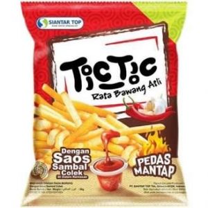 Tic Tic Rasa Bawang Asli + Saos Sambal Colek 18gr