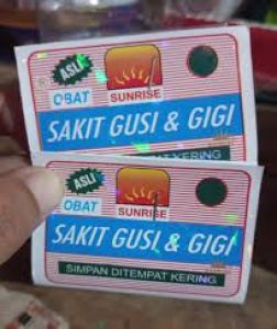 Obat Sakit Gusi & Gigi Sunrise