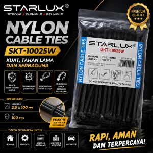 KABEL TIES 100 MM STARLUX HITAM