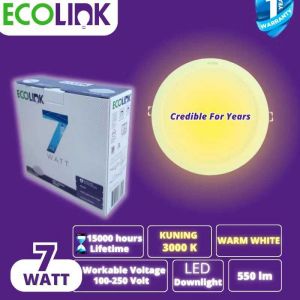 DOWNLIGHT ECOLINK 7W KUNING