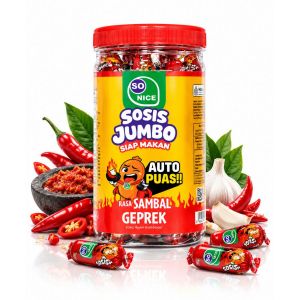 SoNice Sosis Jumbo Rasa Sambal Geprek 40gr