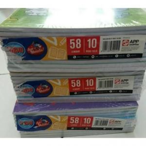 Buku Tulis isi 58 Merk SInar Dunia
