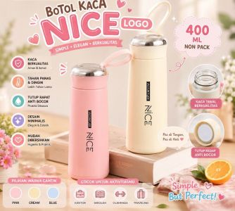 Botol Kaca Nice 400Ml