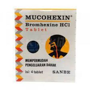 MUCOHEXIN 8MG TABLET 25x4s