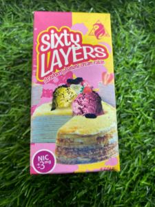 Sixty layers strawbery banan 3mg
