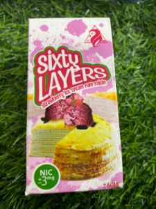 Sixty layers strawbery ice cream 3mg
