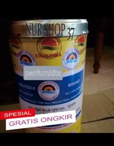 pewarna biru coloursea. warna biru