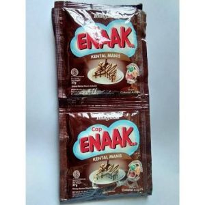 enak coklat saset