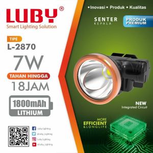 SENTER KEPALA 7W 2870 LUBY