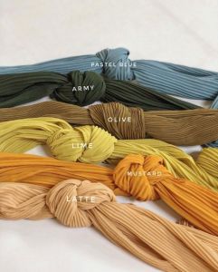 Pashmina Plisket Olive
