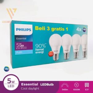 LED 5W PAKET ESSENTIAL PHILIPS
