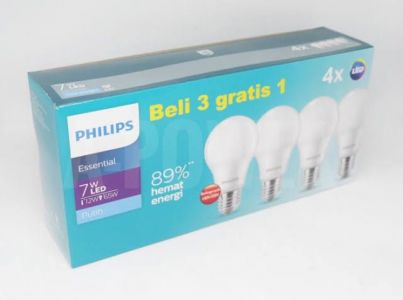 LED 7W PAKET ESSENTIAL PHILIPS
