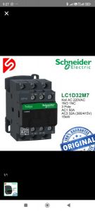 KONTAKTOR LC1D32M7 50A SCHNEIDER