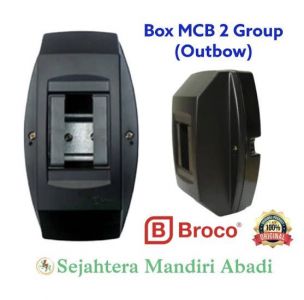 BOX MCB 2 GROUP BROCO