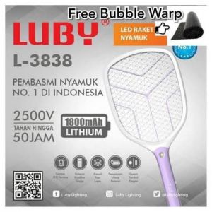 RAKET NYAMUK LUBY 3838