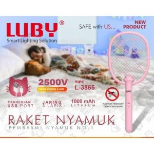 RAKET NYAMUK LUBY 3865