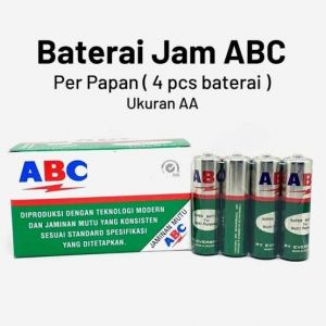 BATU BATERAI ABC AA HIJAU
