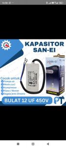 KAPASITOR BULAT 12 UF SANEI
