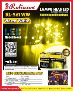 LAMPU NATAL WARM WHITE ROLINSON