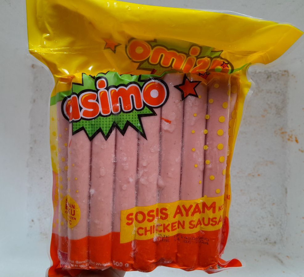 Asimo sosis ayam kombinasi 500gr