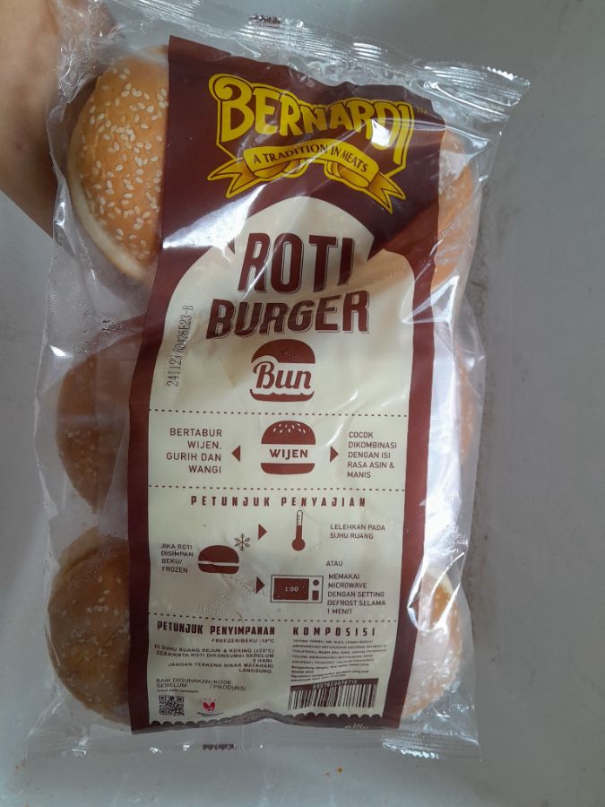Bernardi roti burger wijen