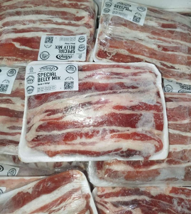 Daging slice mix belly