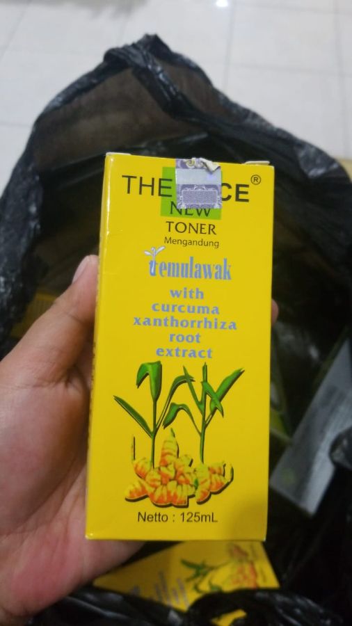 Toner temulawak the face