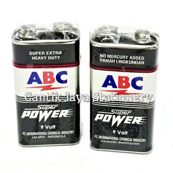 BATU BATERAI ABC 9V