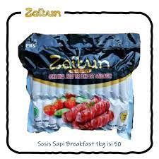 Zaitun Beef Bratwurst isi 6