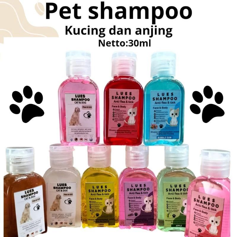 Shampoo kucing antik kutu dan jumur wangi tahan lama varian aroma