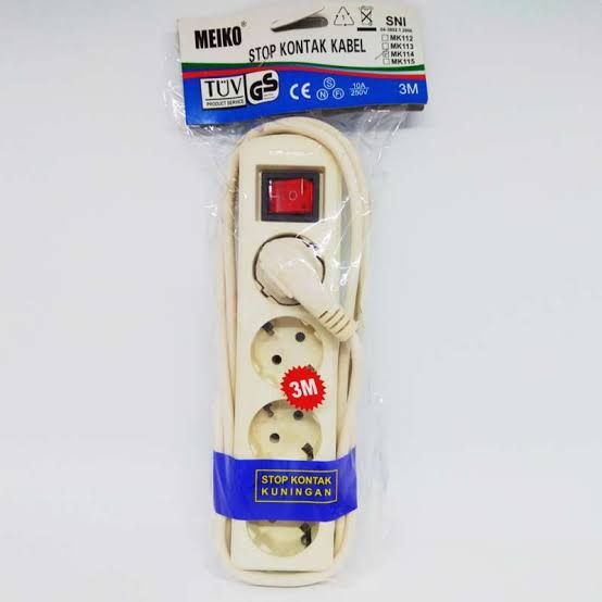 STOP KONTAK KABEL 4L 3M MEIKO