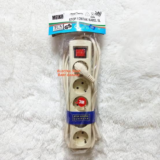 STOP KONTAK KABEL 5L 3M MEIKO