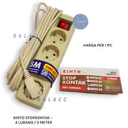 STOP KONTAK KABEL 4L 5M KINTO