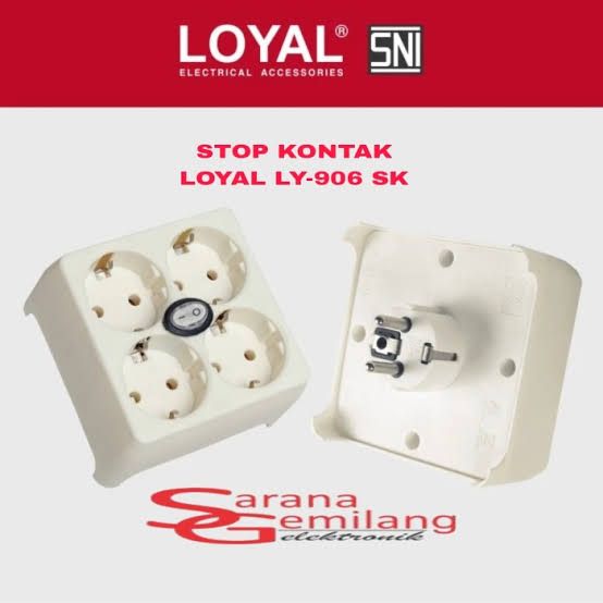 STOP KONTAK 4 IN 1 loyal 906SK