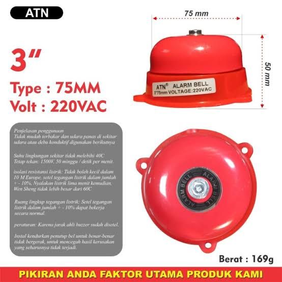 BELL KRING ATN 75 MM KJ