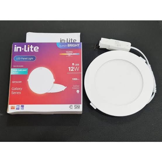 PANEL IB BULAT 12 WATT INLITE