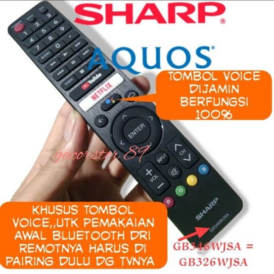 REMOT TV LED SHARP ANDROID VISERO