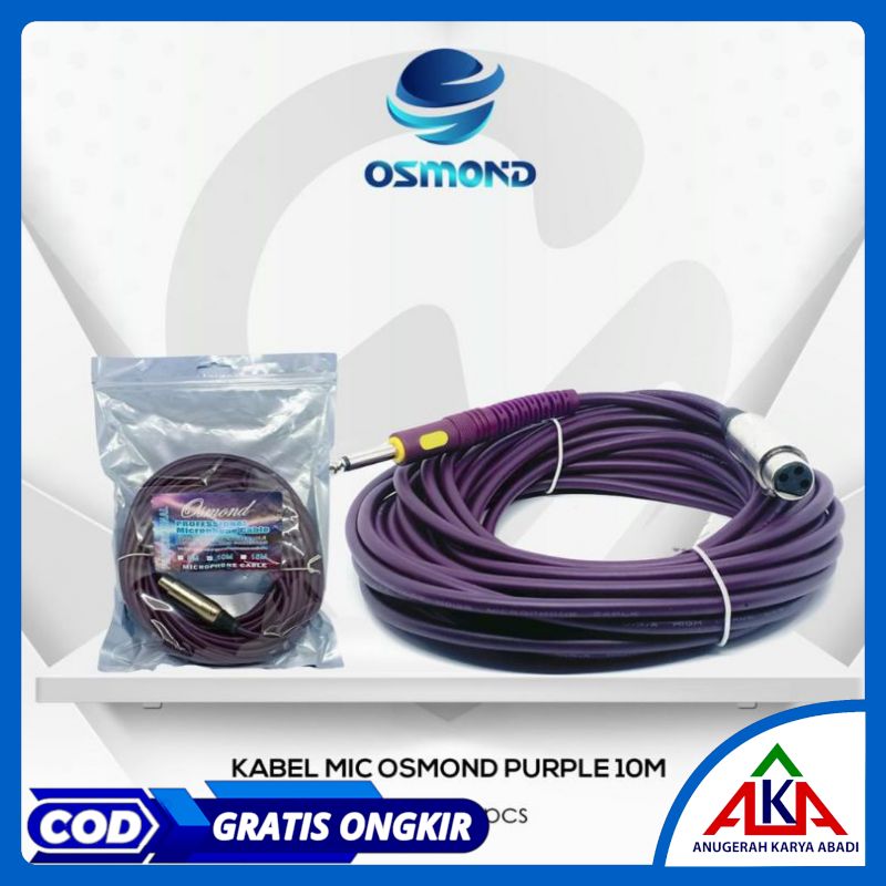 KABEL MIC 10 M OSMOND KJ