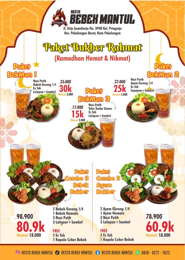 Paket Combo 3 Ayam Bukber